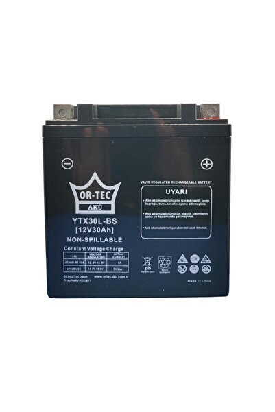 ORTEC 12V 30Ah (YTX30) Motosiklet - ATV Aküsü