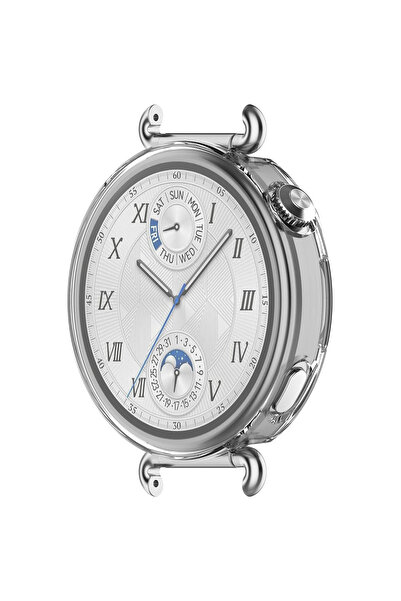Tagomoon Huawei Watch Gt6 41mm ile Uyumlu Kasa Ve Ekran Koruyucu 360 Tam Koruma Silikon Kılıf