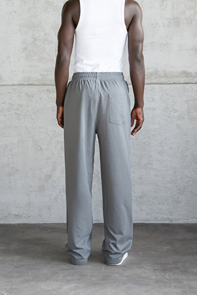 Machinist Men's Basic Oversized Baggy Sweatpants Smoke