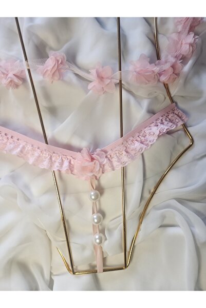 G&H UNDERWEAR Pearl String Thong Panties Big Pearl