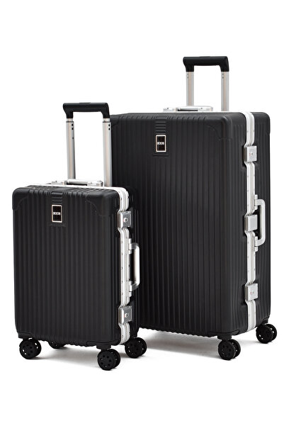 ELATAE Alüminyum Alaşımlı 2'li Valiz Seti Büyük - Kabin Boy – TSA Kilitli, Ultra Dayanıklı, Sessiz T