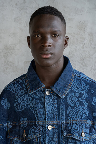 Machinist Ανδρικό μπουφάν με μπαρόκ σχέδιο με σχέδιο Paisley