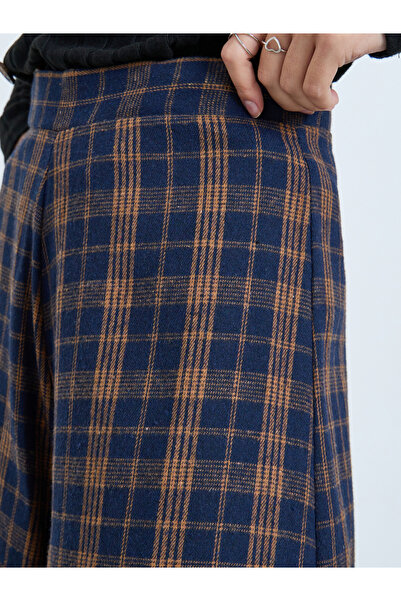 Take Two By Styli Women Checked Wide Leg Pant