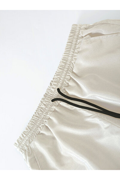 Take Two By Styli Men Beige Casual Shirt and Drawstring Pants Co-ords