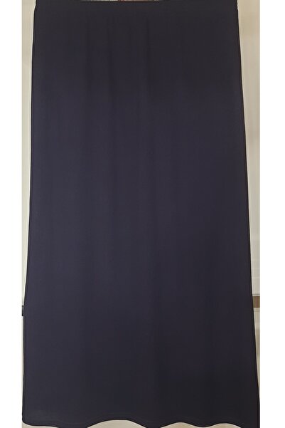 N.Y.YILDIZ Yildiz Fruze Crocheted Pleated Large Size Lined Elastic Waist Flexible Mothers Two-Piece A-Line Skirt