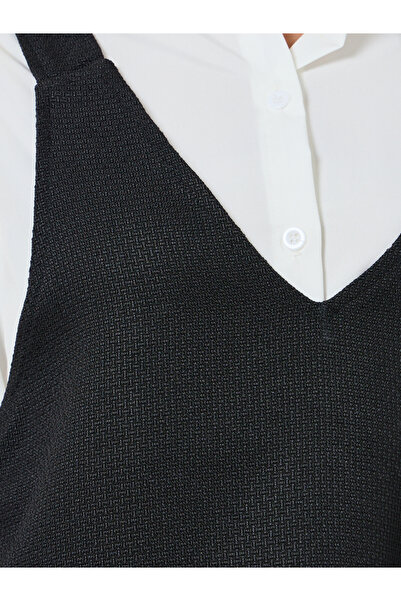 Take Two By Styli Women Black Sleeveless A-Line Mini Dress