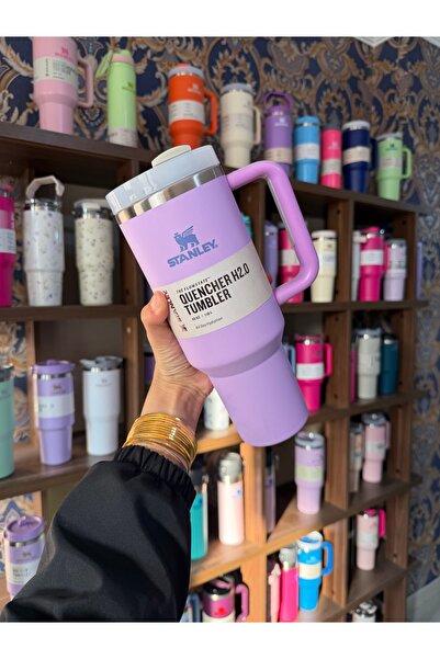 ABAKAN pipetli Quencher H2.0 Flowstat Paslanmaz Çelik Yalıtımlı Bardak 40 Oz ...