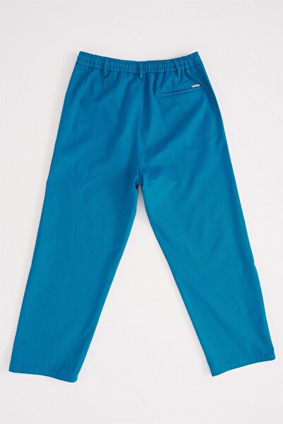 Machinist Oversized Gabardine Elastic Trousers Blue