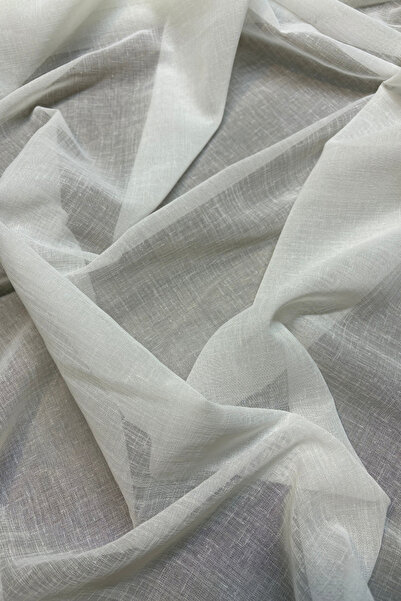 Taç Linen Tulle Curtain Ecru – Custom Woven Premium Quality Modern Design Stylish Decorative Model