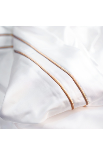 Sophia 100% bamboo Lyocell bed linen, Hawaii Bamboo, white, 300 tc