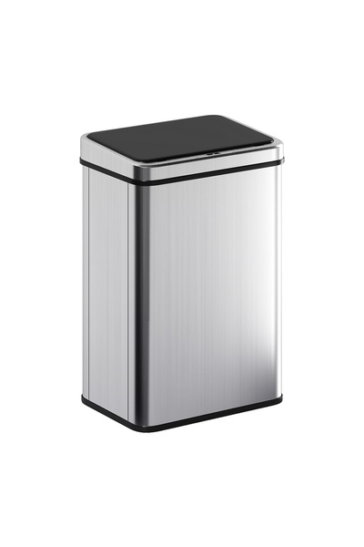 vivo Waste bin with motion sensor, stainless steel, 50 L, 35.5 x 26 x 67 cm, DB50