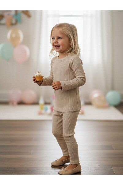 Zekids Κοριτσίστικη βαμβακερή μπλούζα πλέξη ριμπ