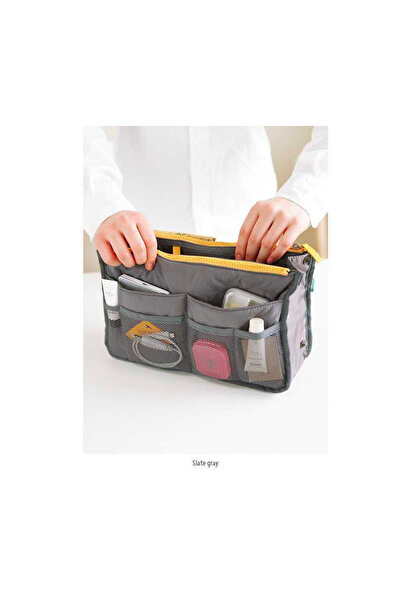 OEM Luggage organizer bag, 26x15x8 cm – compact, practical and waterproof. Gray.