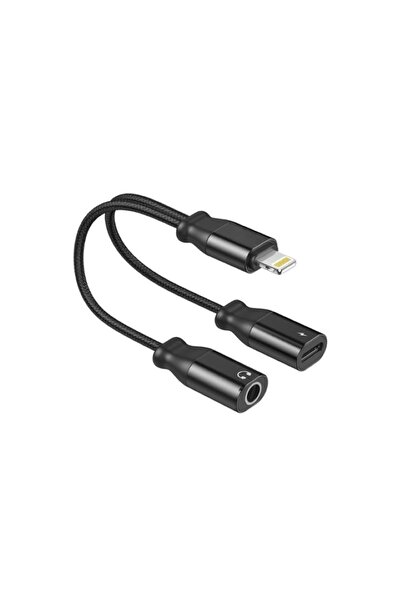 Cepsuar iPhone Uyumlu Kulaklık Çoklayıcı - Lightning & 3,5mm Çevirici Kablo -...