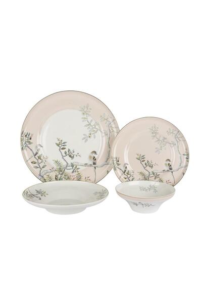 Mikasa Moor Bird Garden Yavru Ağzı 24 Parça Yemek Takımı