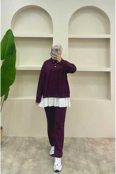 lurex moda Pleated Suit