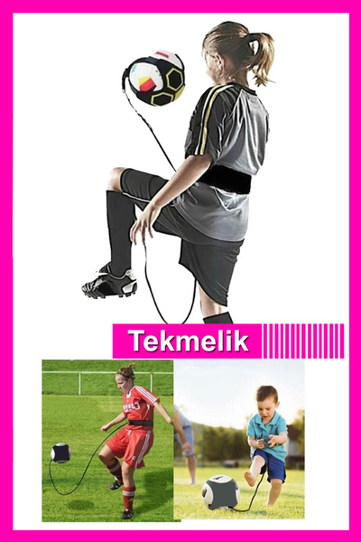 Bundera Tekmelik Futbol Topu Ayarlanabilir Top Tutucu Bel Kemeri Antrenman Eg...