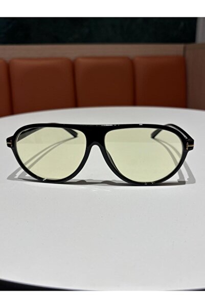 funeyes Marcus Black Light Yellow Pilot Sunglasses Unisex Popular Glasses Drop Model Uv400 Protected Lightweight