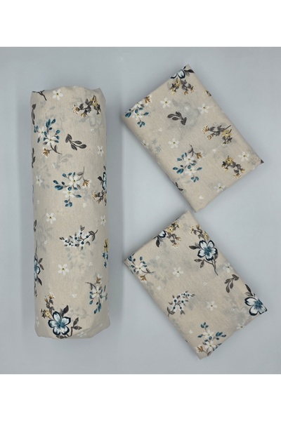 pınarhome collectıon Fabric Fitted Sheet for Pad Beds + Pillow Case with Cover (Corner Depth 30 Cm) New Season***