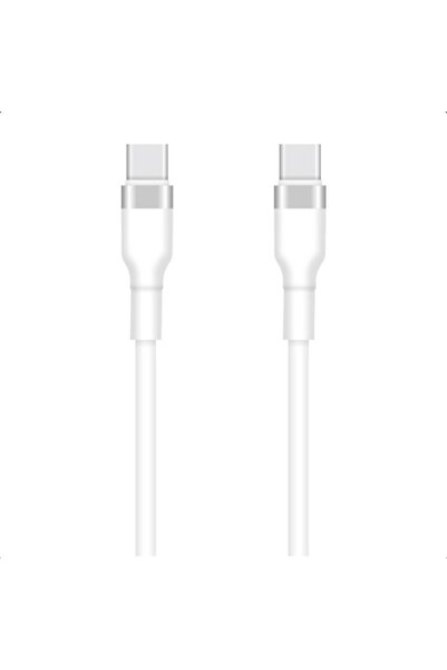 Setty Cablu Date si Incarcare USB-C - USB-C 60W 1m Alb