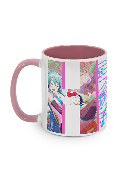 Kupabaskıcısı Project Sekai Hatsune Miku Porcelain Mug Cup – Anime Design – Double-Sided Printing
