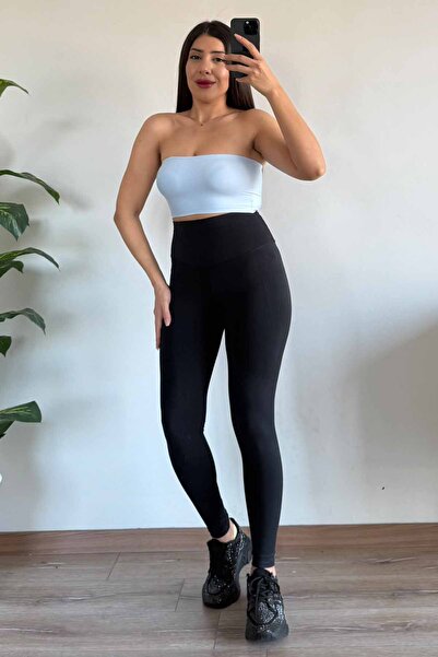 CİDDE Women's Strapless Seamless Crop Bustier