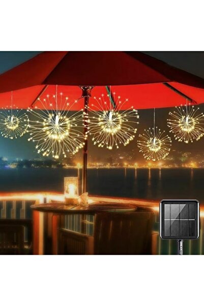 Deliny Christmas Fireworks Decorative Lights, 5 Types, Solar Panel, 500 LEDs,...
