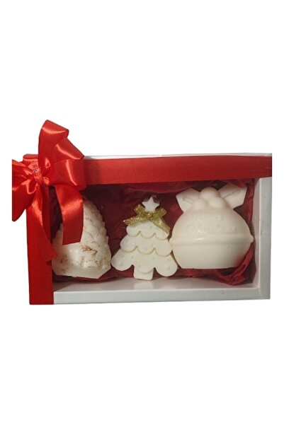 OEM Set of scented candles, cinnamon scent, soy wax, festive decor