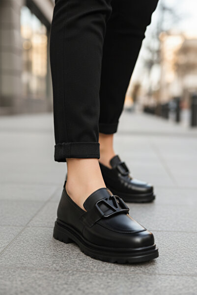 AYAKMOD Black Lightweight Flexible Women's Casual Shoes 2644 Z