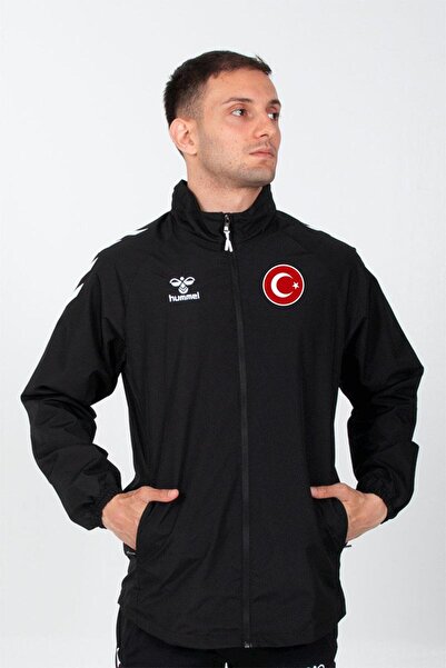 hummel Line Milli Takım Yağmurluk Siyah