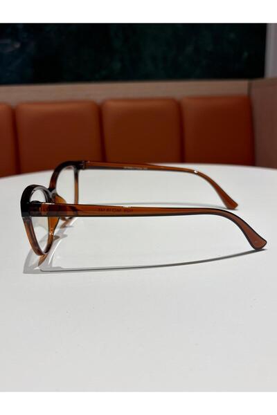 funeyes Venny Brown Cat Eye Blue Light Protection Glass Changing Glasses |   56 Ekartman