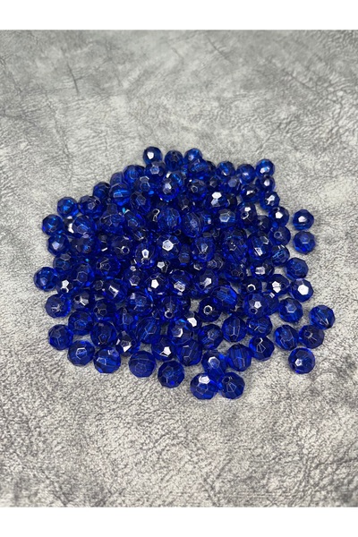 Mos Tespih 10 Gram Akrilik Özel Lacivert 10mm Boncuk (21-23 Boncuk)