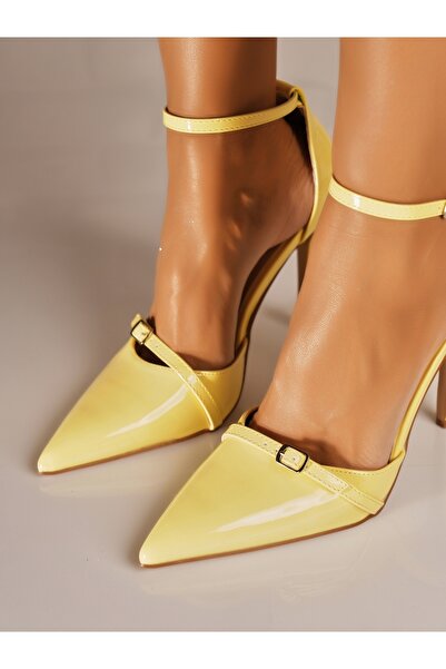 Joana Yellow Elegant Women's Heels - Avny, 11CM Heel
