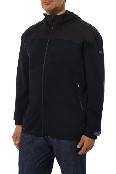 PAUL&SHARK MEN'S ZIPPED SWEATSHIRT C.WCOTTON
