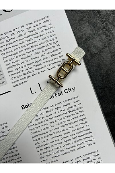 LİA KEMER Hype Patterned Women's Gold Buckle Belt Jacket Belt Dress Belt Trouser Belt