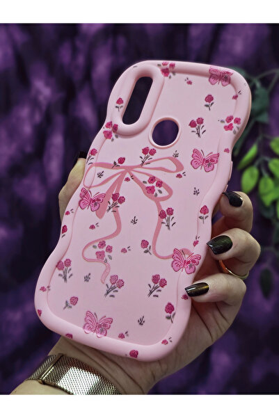 Magic Ring Oppo A31 Compatible Butterfly Ribbon and Flower Pattern Pink Phone Case