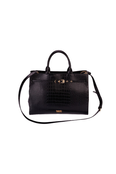 Sagrada Catalana AURORA JH7466 Geantă Damă Negru PU Premium,