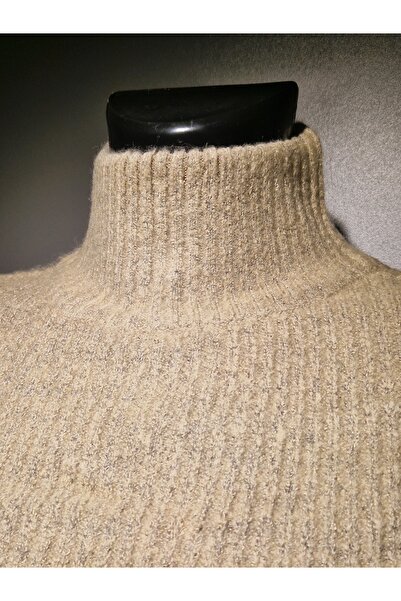 OEM Women's collar, cream, cut out on the sides, warm, universal size