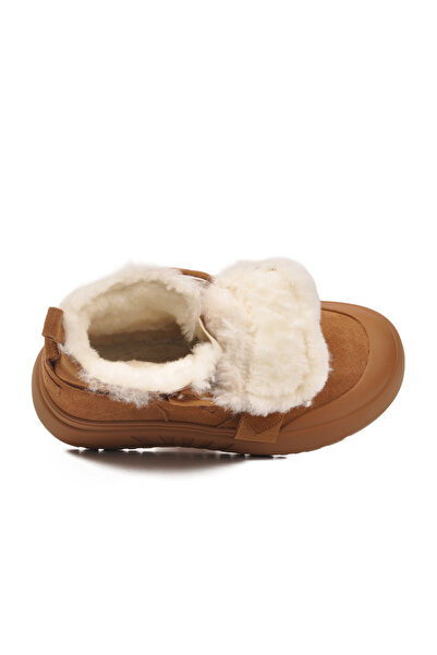 GAMELU Brown Suede Fur Inside Cold Resistant Non-Slip Women's Boots Tape Z