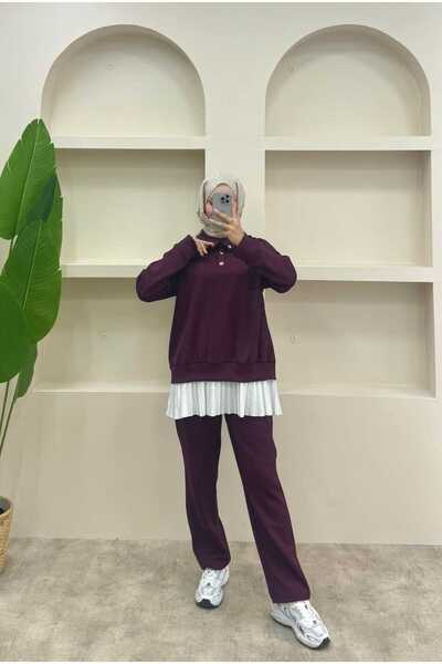 lurex moda Pleated Suit