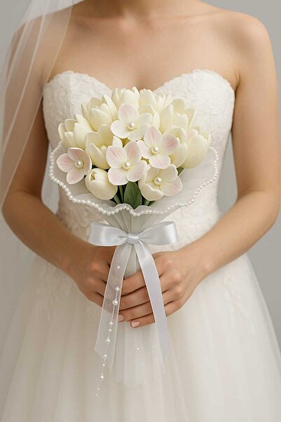 Bioren İncili Ortancalı Lale Gelin çiçeği