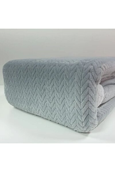 Reiashn Smart Flannel Blanket, Gray, Single Size, 220*160 cm