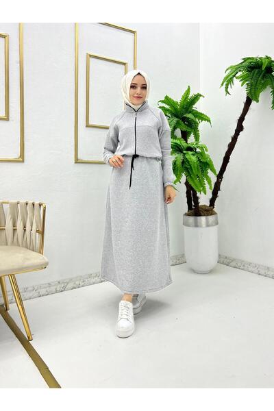 Moda Krash 3 Yarn Waist Tunnel Dress