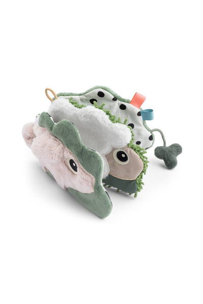 Done By Deer Jucărie senzorială de pluș Tiny Farm Culoare Mix