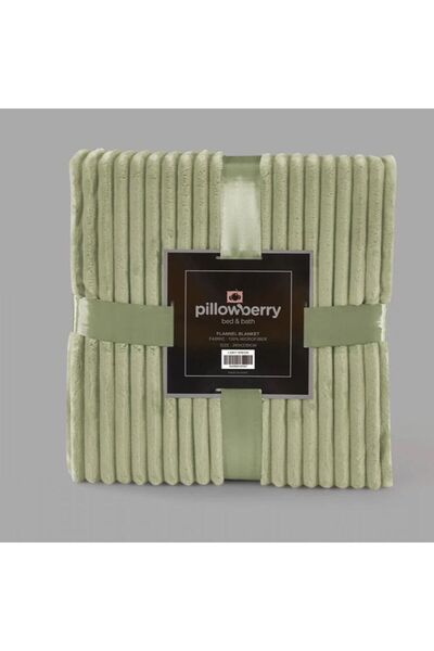 Reiashn Soft Pillow Blanket, Apple Green, Double Size, 230*260 cm