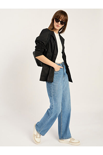 Femmella By Styli Women Black Cinched Waist Blazer