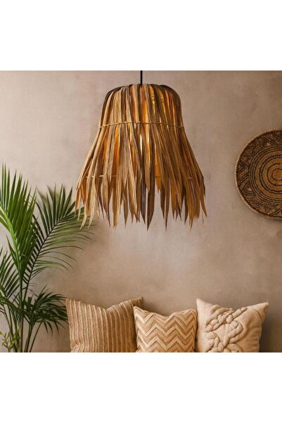 genernic Single Rustic Pendant | Bohemian Rustic Design 35 cm | E27