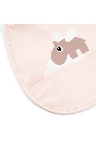 Done By Deer Set of 2 Bibs with Pocket Happy Clouds Powder