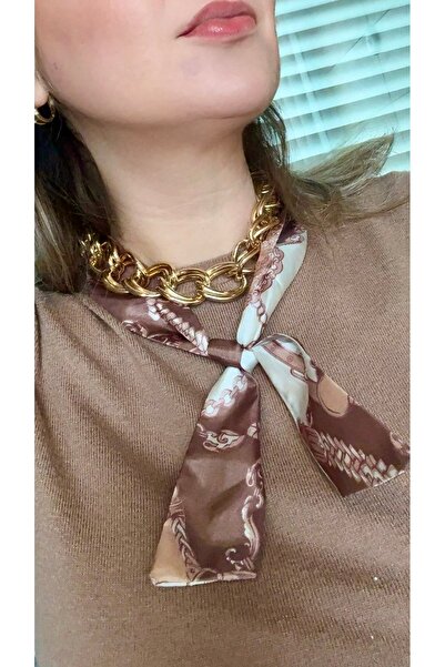 Pukka Collectionn Zincirli Fular Kolye Fular