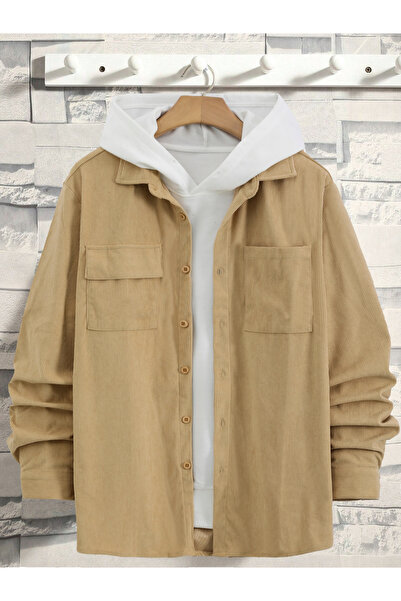 Take Two By Styli Men Texture Pocket Detail Long Sleeve Jacket